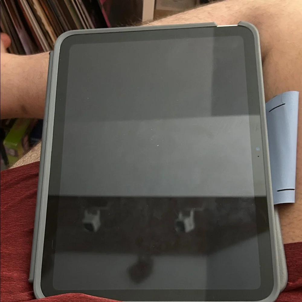 Apple Gray Tablet with Cover